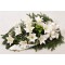 Wiązanka pogrzebowa ze sztucznych lilii