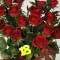 Osiemnastkowy bukiet 18 róż